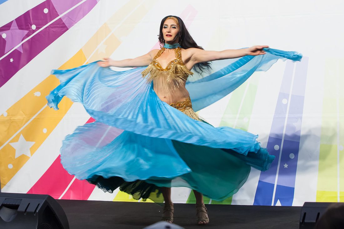 Bellydance with veil and sword - workshop