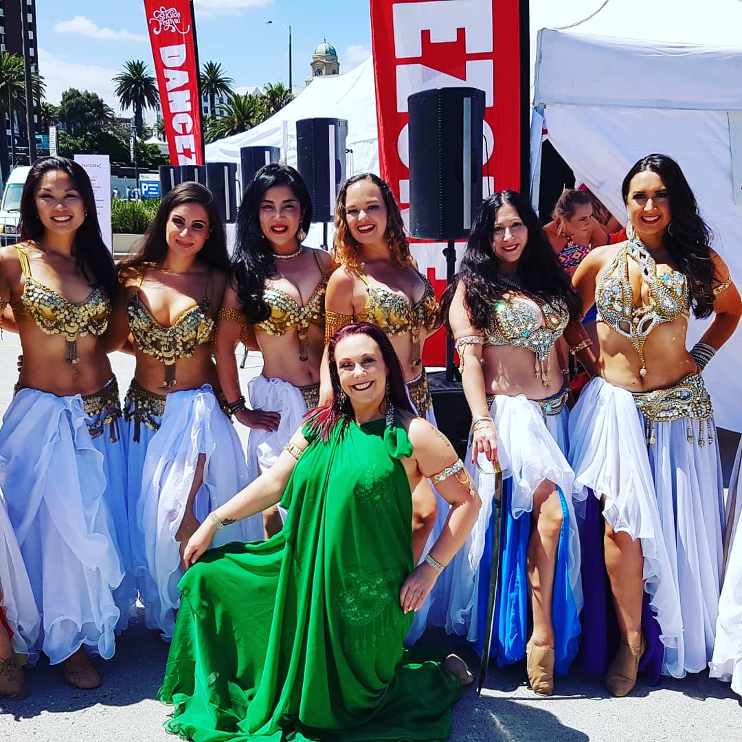 Melbourne Belly dance at the opening ceremony of the Cricket World Cup, Myer Music Bowl
