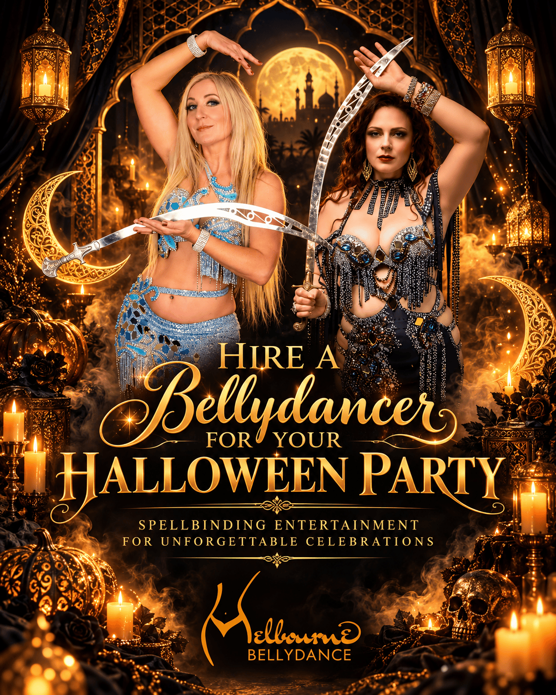 Bellydancer for Your Halloween Party